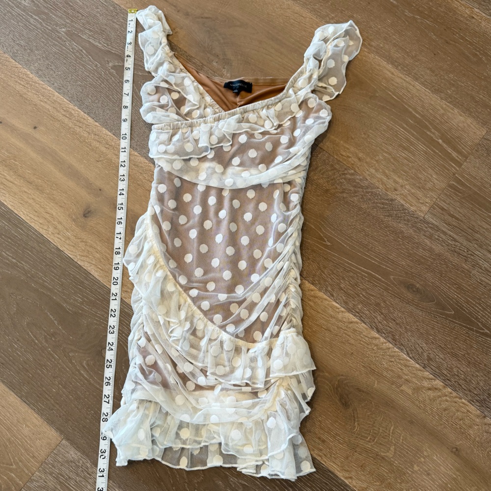 MAJORELLE Bandit Mini Dress in Cream - Picture 7 of 10